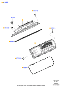 BR3Z6C535A-SEAL,VALVE