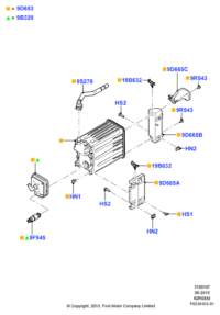 9L3Z9D653C-RESERVOIR TANK