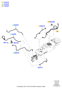 DL3Z9J338A-TUBE-CLUTCH OIL