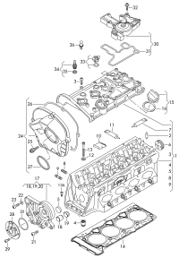 06H103383AF-GSKET CYL HEAD/SKD/AUD/SEAT/84