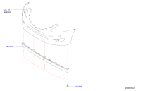 960103RA0A-Deflector assy-front
