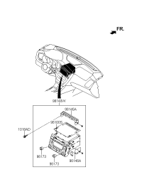 961704M100CA-AUDIO ASSY