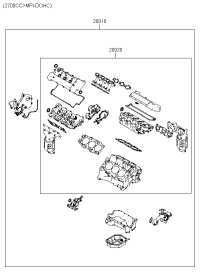 2091037C00-GASKET KIT-ENGINE OVERHAUL