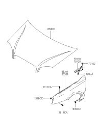 6631126260-Panel-fender, lh