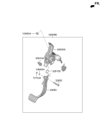 32800S7100-PEDAL ASSY-BRAKE