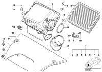 13711437112-Muffler, intake air