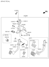 328002V210-PEDAL ASSY-BRAKE
