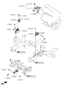 21810F0100-BRACKET ASSY-ENGINE MTG