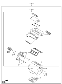 209103CP01-GASKET KIT-ENGINE OVERHAUL