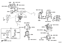 1231124010-BRACKET, ENGINE MOUNTING, FRONT(FOR TRANSVERSE ENGINE)