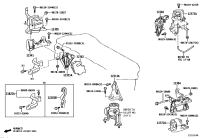 1230425010-Bracket sub-assy, engine mounting, lh