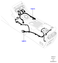 LR028362-HARNESS ASSY-OIL PRESSURE SENS
