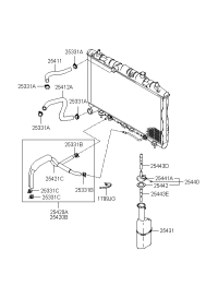 254412D000-CAP-RADIATOR RESERVO