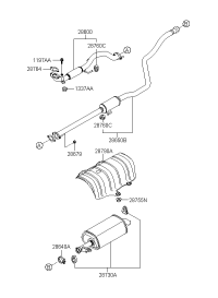 286100Q200-PIPE-EXHAUST FR