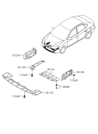 291100Q200-Pnl assy-under cover
