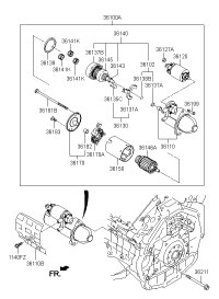 361003C211-STARTER ASSY
