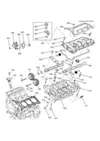 12681119-Cap, camshaft