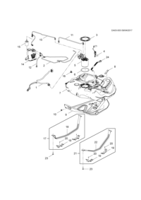 11610973-Bolt, fuel tank belt