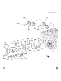 12635460-Actuator, camshaft position exhaust (12635460*12614464) (variable/exhaust)