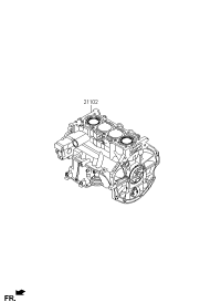 Z51H203D00-ENGINE ASSY-SHORT