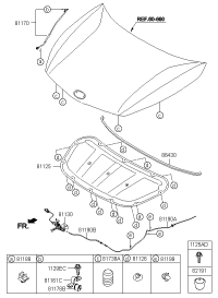 81130H2010-LATCH ASSY HOOD