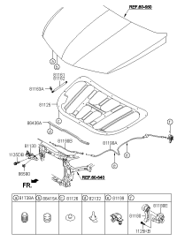 811253V100-PAD-HOOD INSULATING