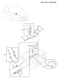 96042544-Service kit-manual shift shaft