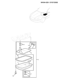 96041861-Gasket, automatic transmission liquid pan