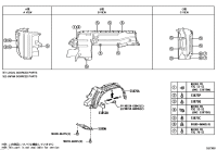 5387660130-LINER, FRONT FENDER, LH