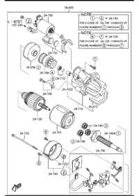 LFEW18400-STARTER ASSY