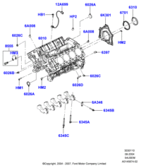 F4AZ6701A-GASKET,W.PUMP INLET
