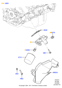 F6AZ6840BA-GASKET,W.PUMP INLET