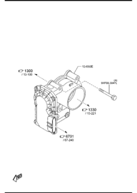 PE7W13640-BODY,THROTTLE