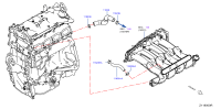 118237FK0A-HOSE-BLOWBY GAS D23T,QR25DE