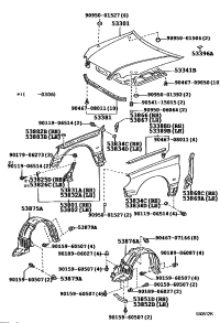 5330130380-HOOD SUB-ASSY