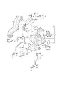 05E145702F-Exhaust manifold