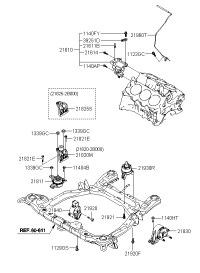 219102B000-BRACKET ASSY-ROLL STOPPER FR