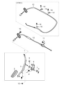 327903F050-CABLE ASSY-ACCELERATOR