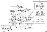 534100C020-HINGE ASSY, HOOD, RH