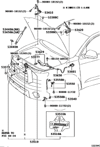 535400C030-LEVER ASSY, AUXILIARY CATCH RELEASE