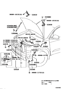 535400C040-LEVER ASSY, AUXILIARY CATCH RELEASE