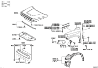 538110C060-FENDER SUB-ASSY, FR