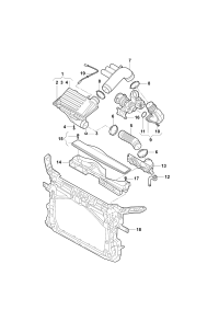 04E129656AG-Pipe assy-intake