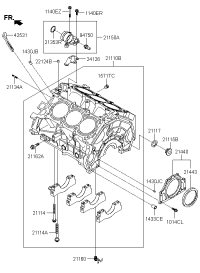211603C711-COVER ASSY-OIL DRAIN