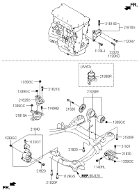 218102P000-BRACKET ASSY-ENGINE MTG