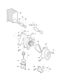 06J121132F-COOLANT FLANGE