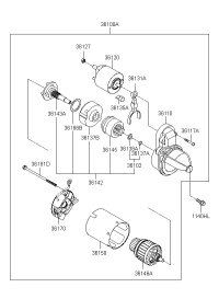361002E120-STARTER ASSY