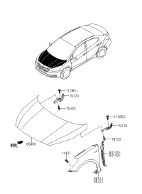 66311A7000-Panel-fender, lh