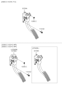 327003E400-PEDAL ASSY-ACCELERATOR