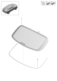 95B845571-Wthstp, for back window glass